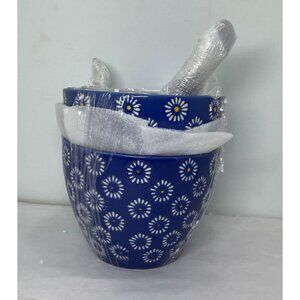 Blue Daisy Noodle Bowl Set Regular price